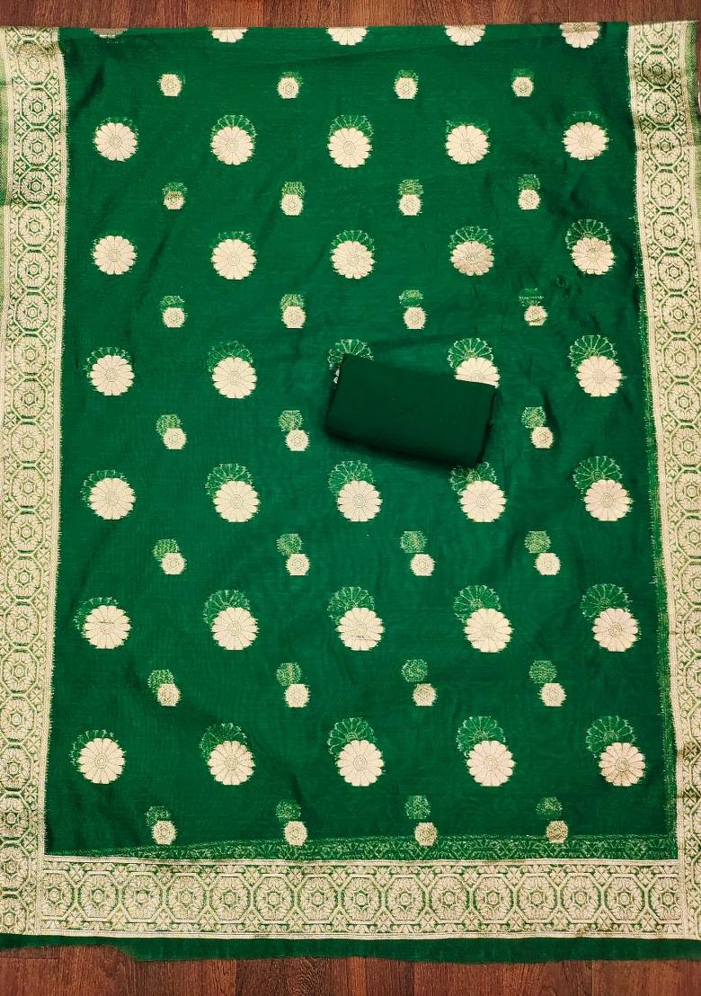 Multicolor Embroidered Silk Dress Material