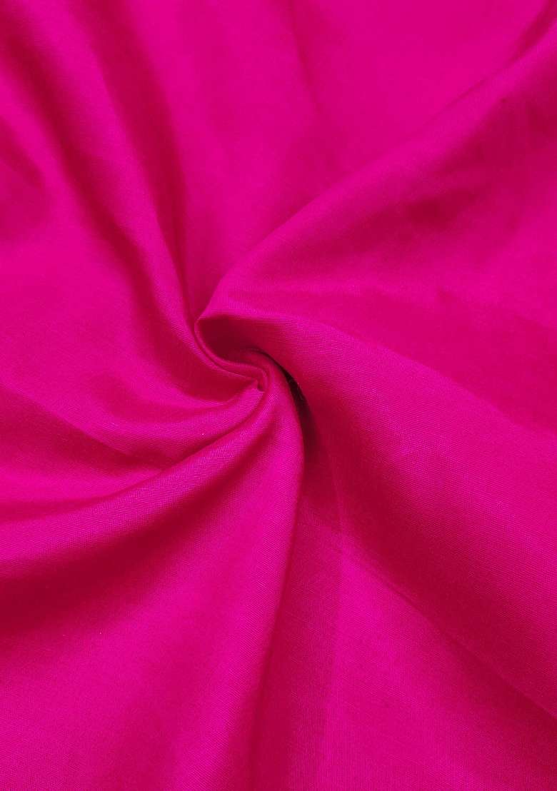 Pink Bandhani Silk Blend Punjabi Suit - Indya