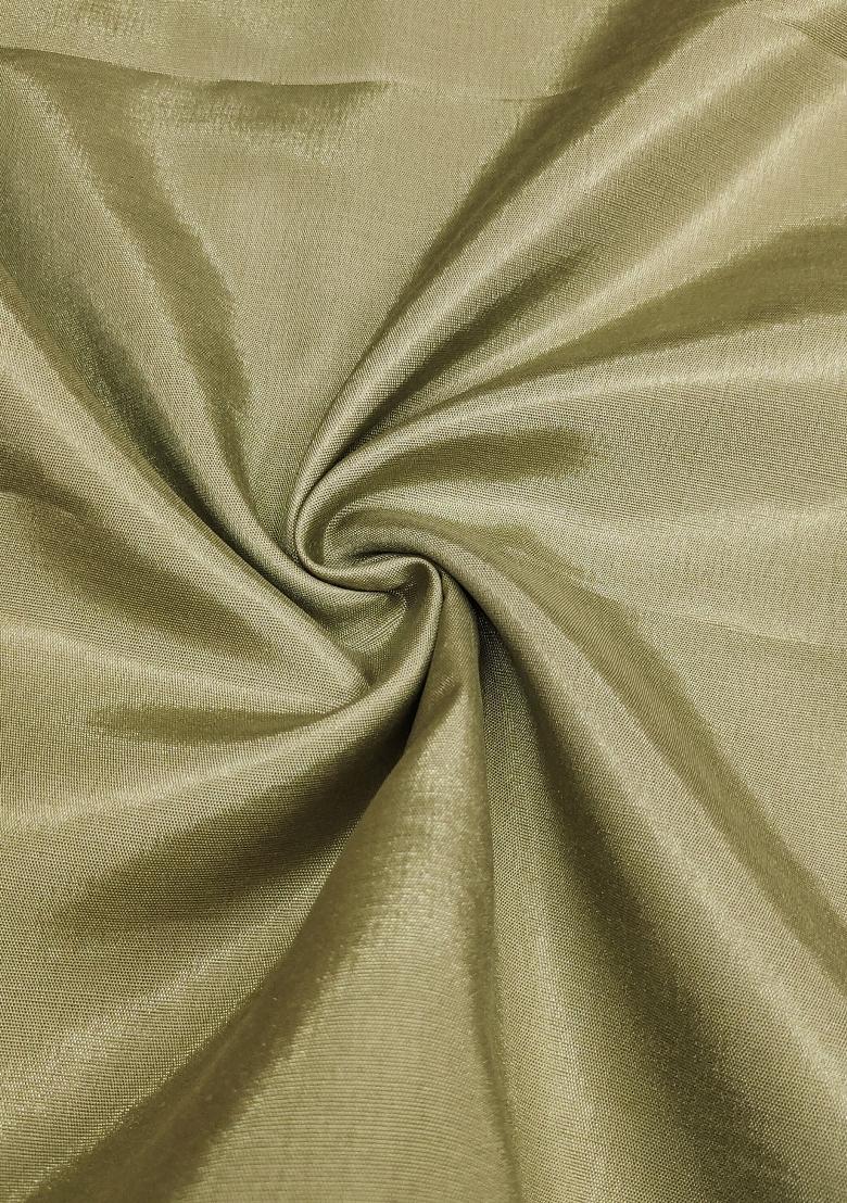 Light Green Embroidered Viscose Dress Material - Indya