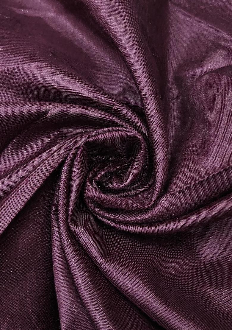 Voilet Embroidered Viscose Dress Material