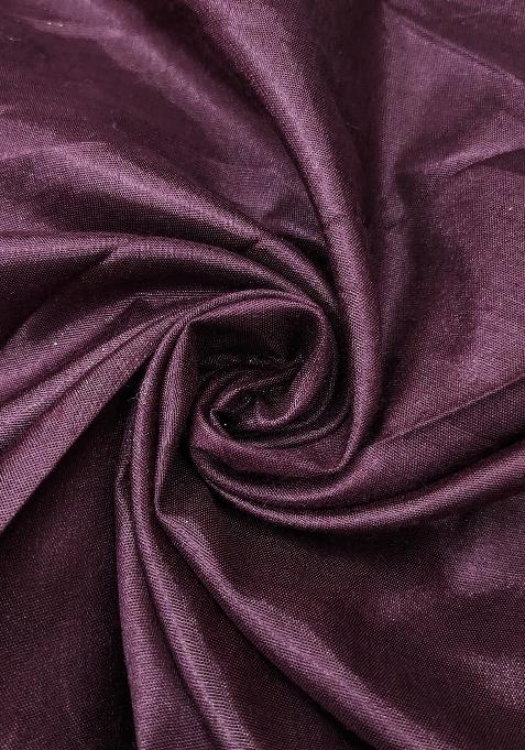 Voilet Embroidered Viscose Dress Material