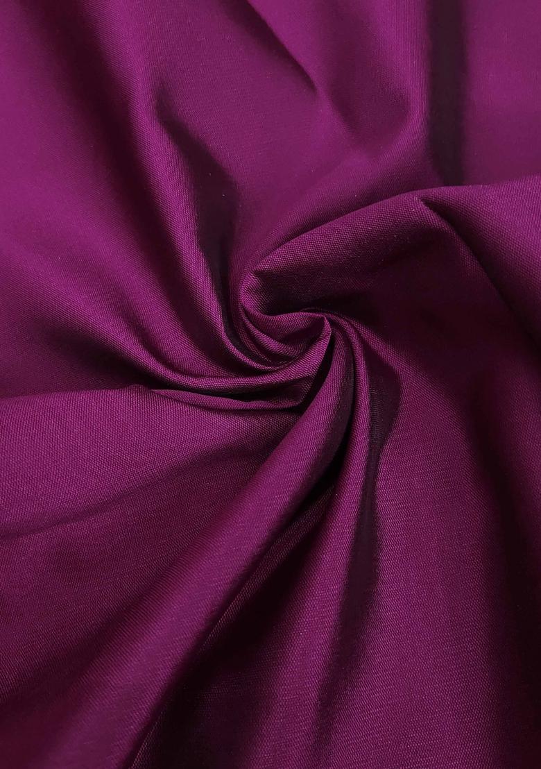 Pink Embroidered Silk Dress Material - Indya