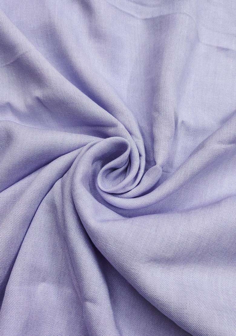 Lavender Embroidered Blended Straight Kurta Set - Indya