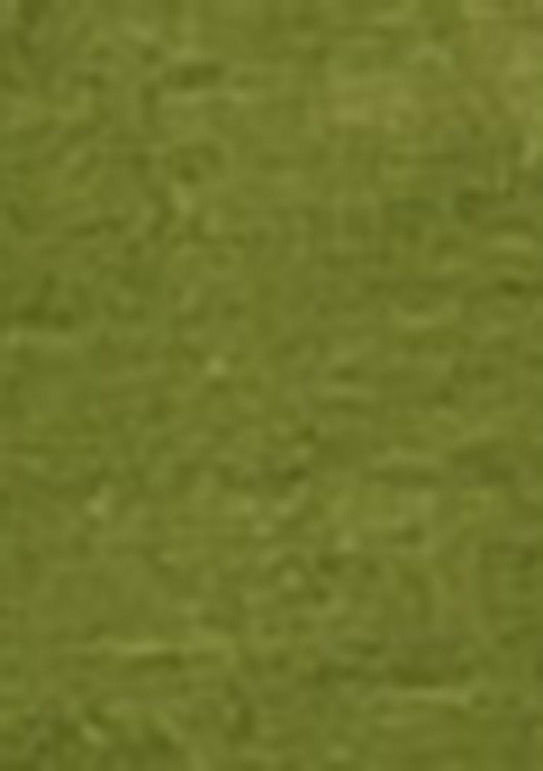 Green Embroidered Blended Dress Material