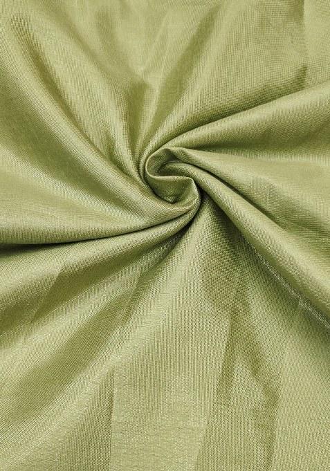 Light Green Embroidered Viscose Dress Material