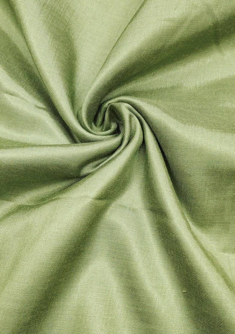 Light Green Embroidered Viscose Dress Material