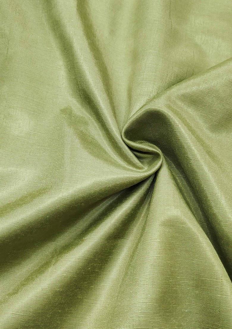 Light Green Embroidered Viscose Dress Material