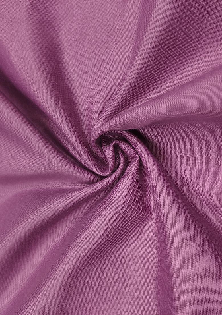 Lavender Embroidered Viscose Dress Material - Indya