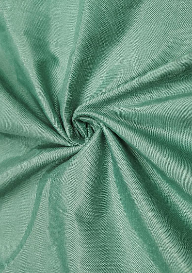 Light Green Embroidered Viscose Dress Material