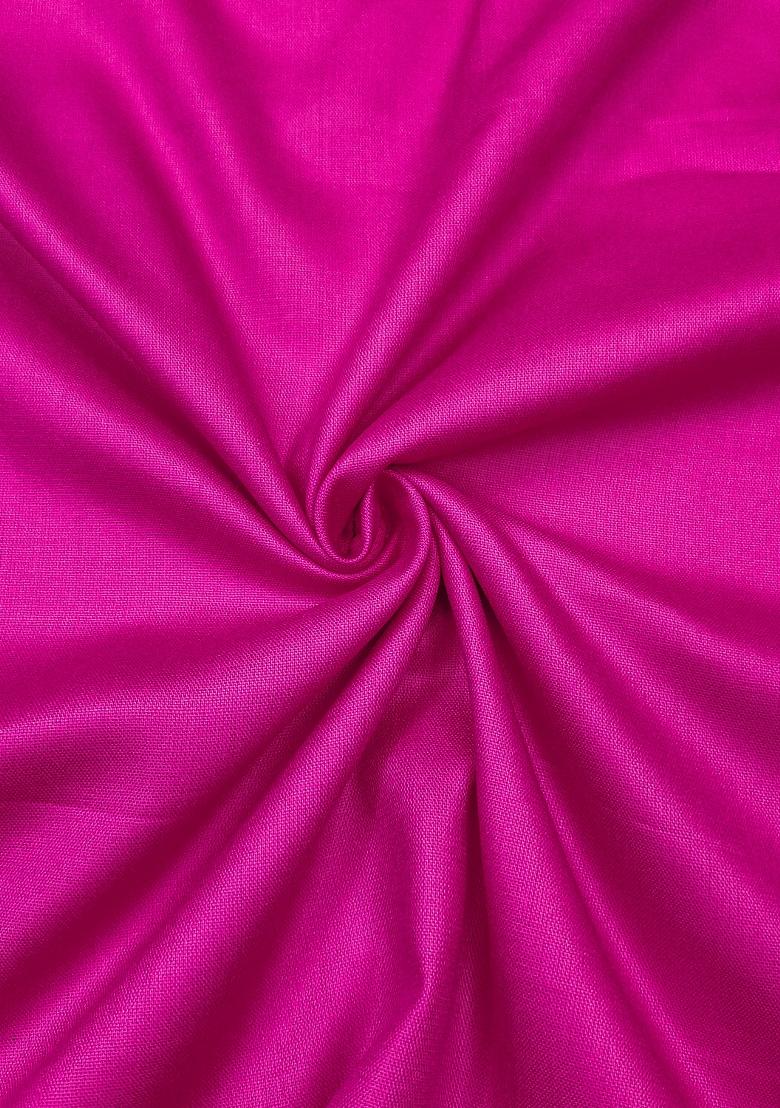 Multicolor Embroidered Cotton Blend Dress Material - Indya