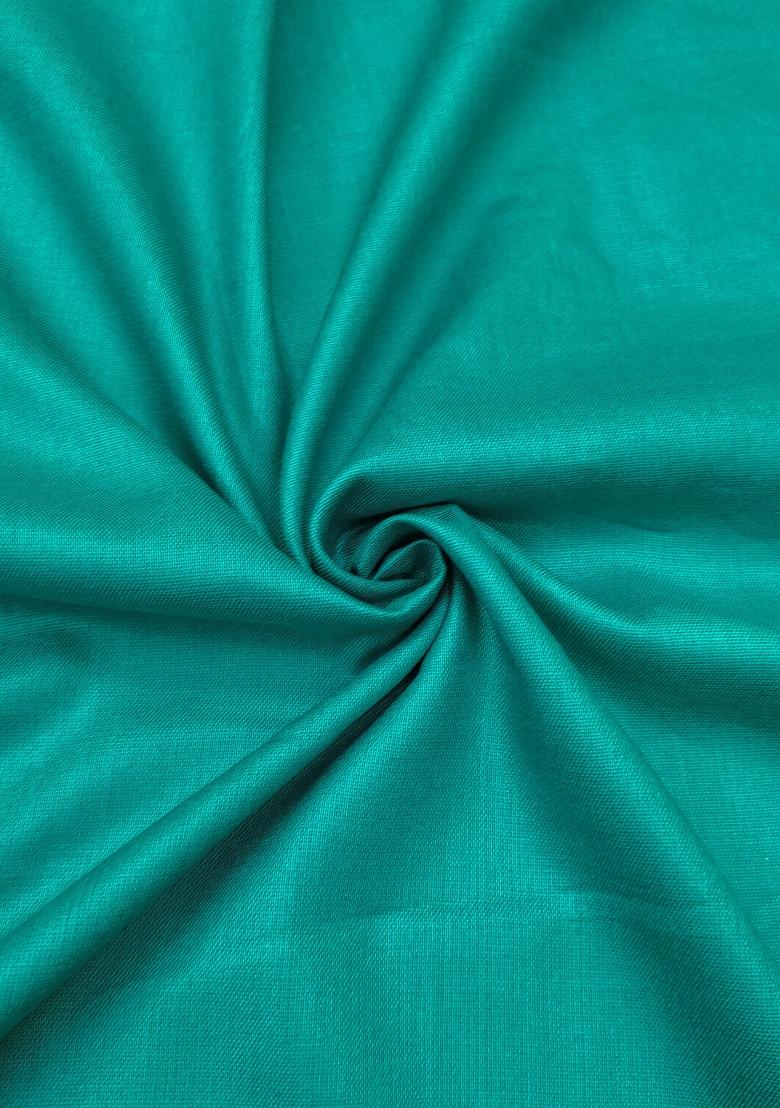 Multicolor Embroidered Cotton Blend Dress Material - Indya