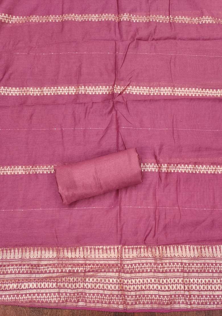 Pink Embroidered Modal Punjabi Suit - Indya