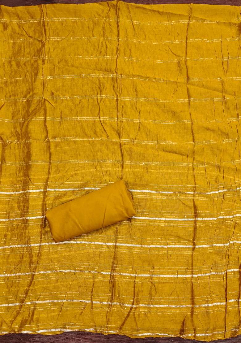 Mehandi Embroidered Cotton Blend Dress Material - Indya
