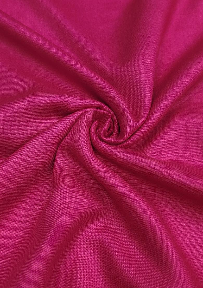 Sea Green Embroidered Cotton Blend Dress Material - Indya