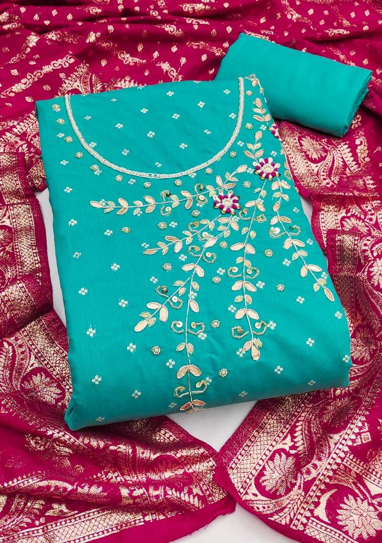 Sea Green Embellished Modal Straight Kurta Set - Indya