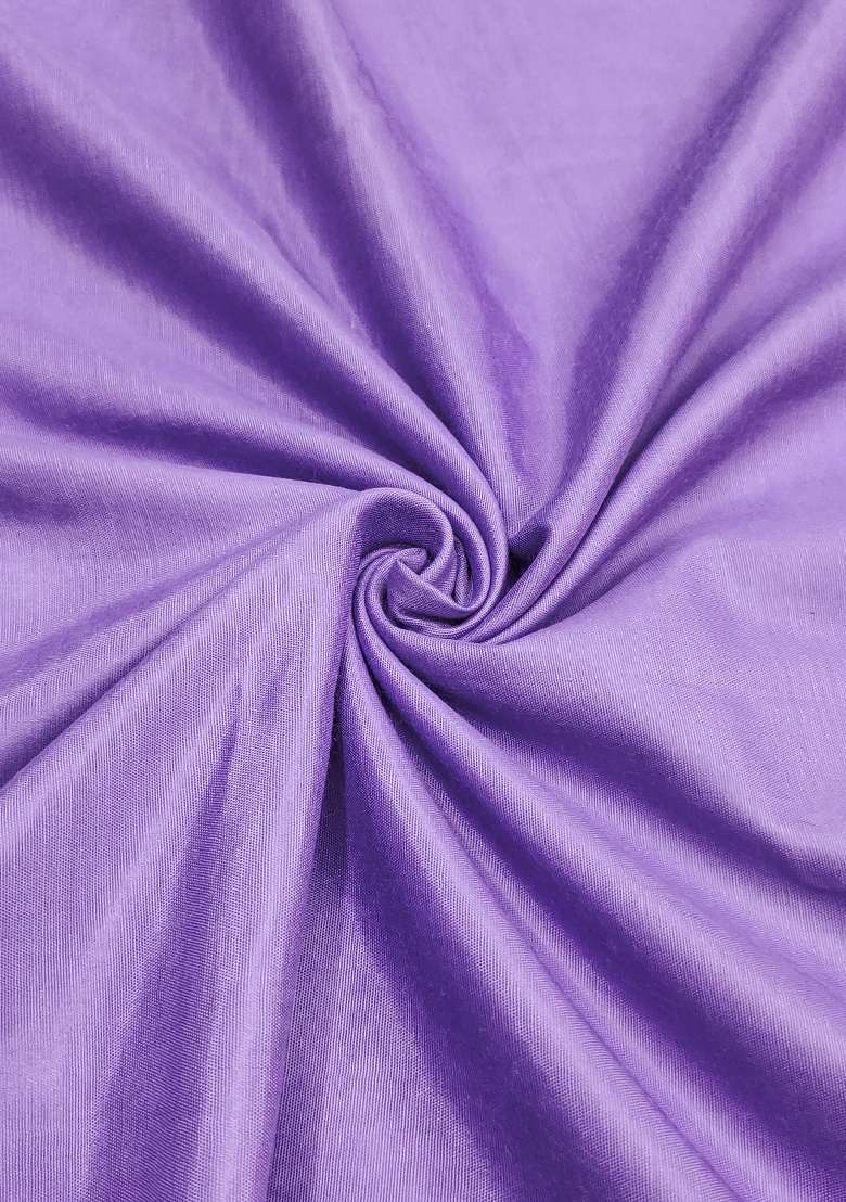 Purple Embellished Modal Straight Kurta Set - Indya