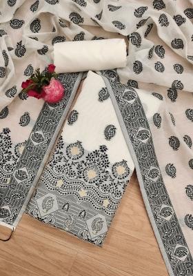 Black Motif Handloom Kurta Set