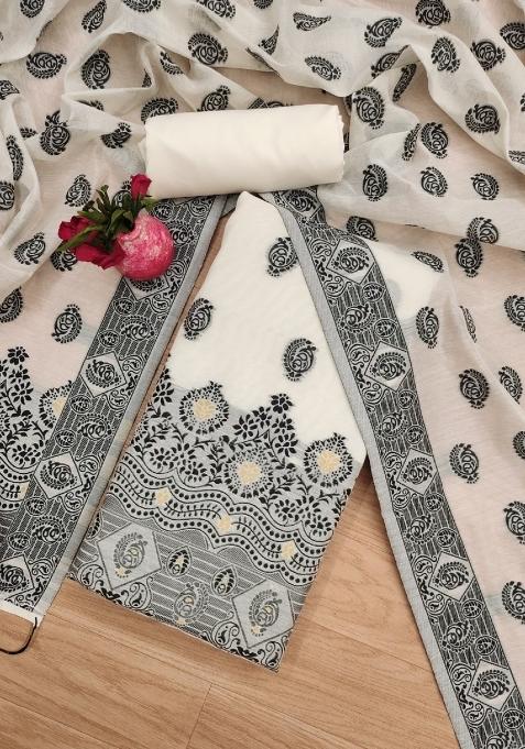 Black Motif Handloom Kurta Set