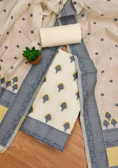 Black Motif Handloom Kurta Set