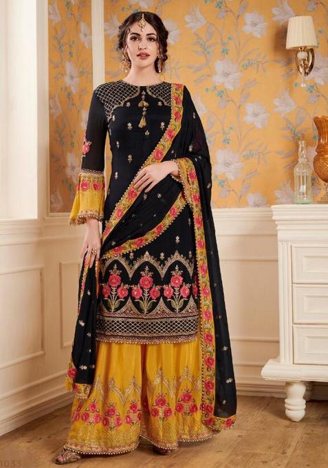 Cream Embroidery Jacquard Salwar Kameez