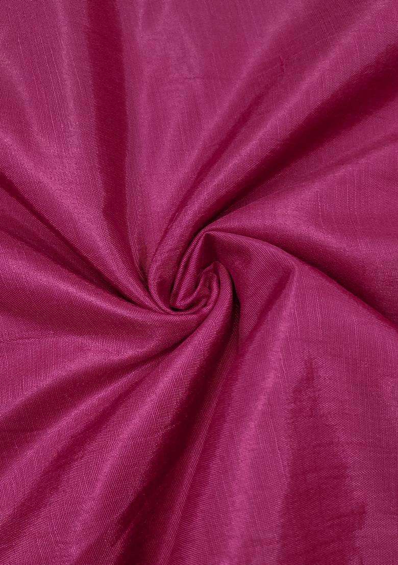 Magenta Embroidery Silk Salwar Kameez - Indya