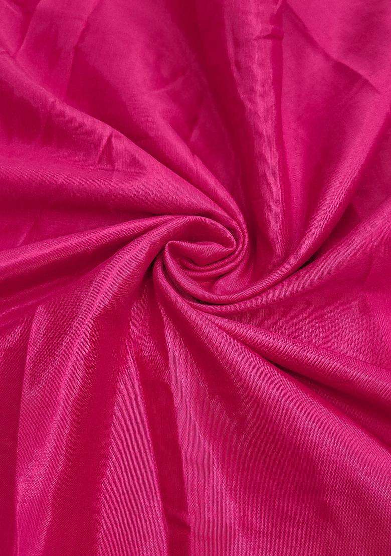 Pink Embroidery Cotton Salwar Kameez - Indya