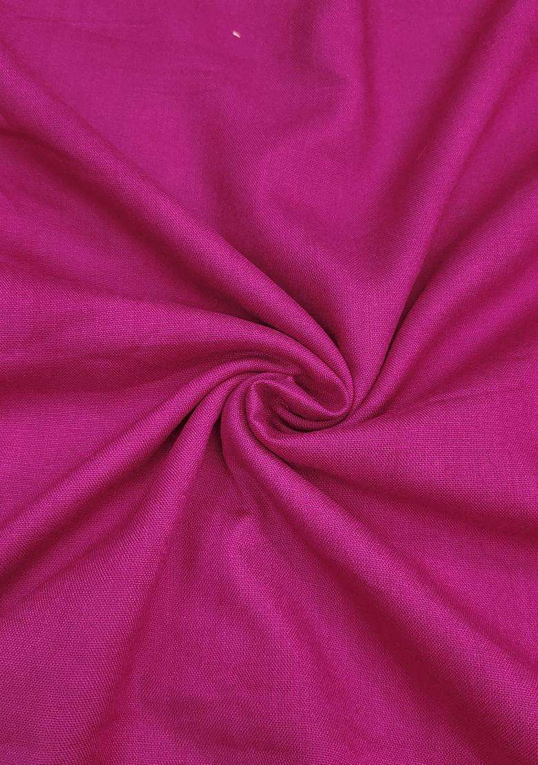 Magenta Embroidery Silk Salwar Kameez - Indya