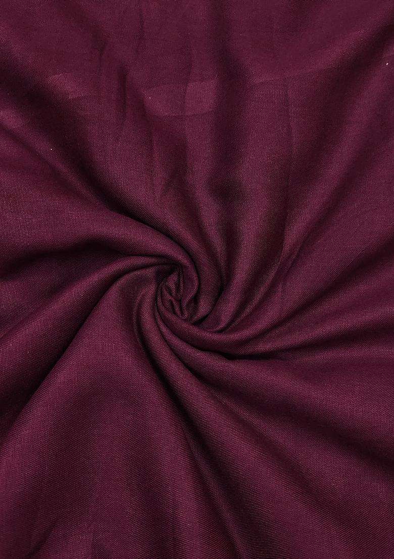 Purple Embroidery Silk Salwar Kameez - Indya