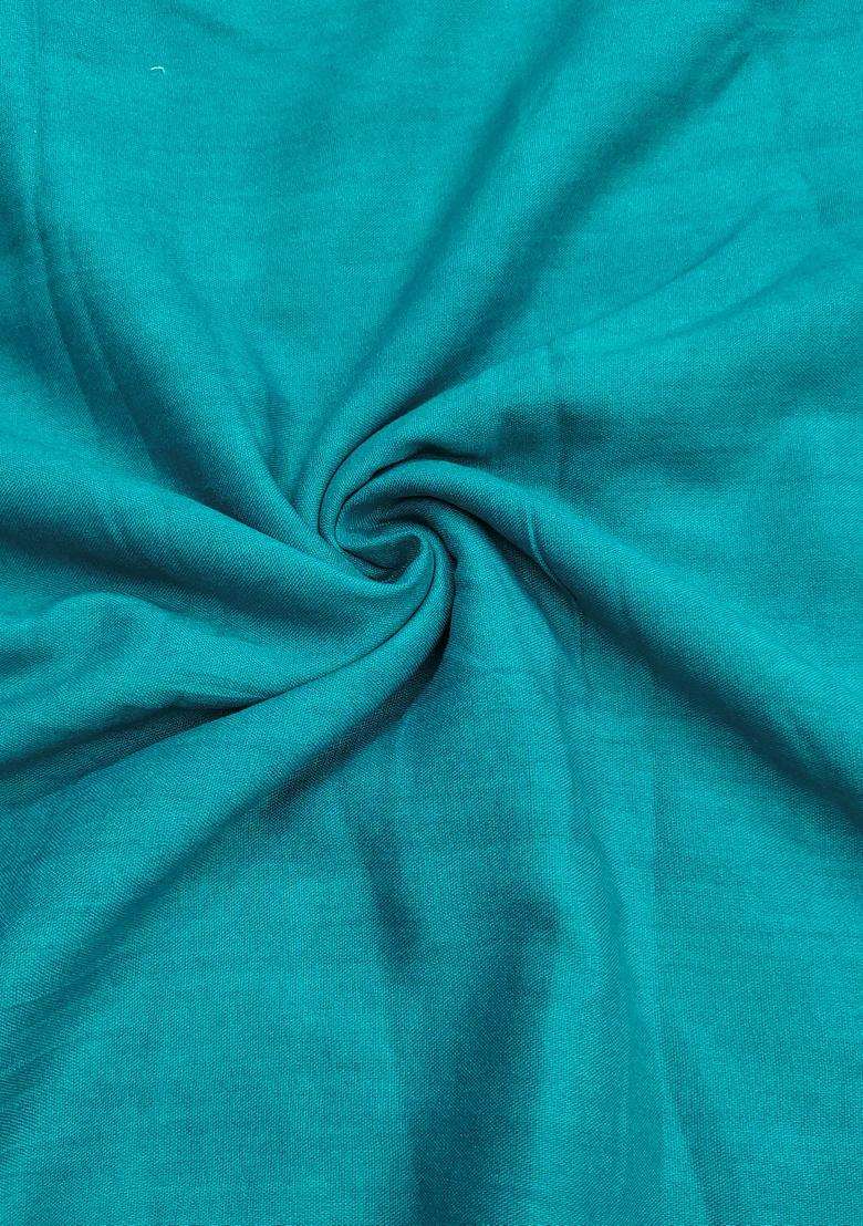 Sea Green Embroidery Viscose Salwar Kameez - Indya
