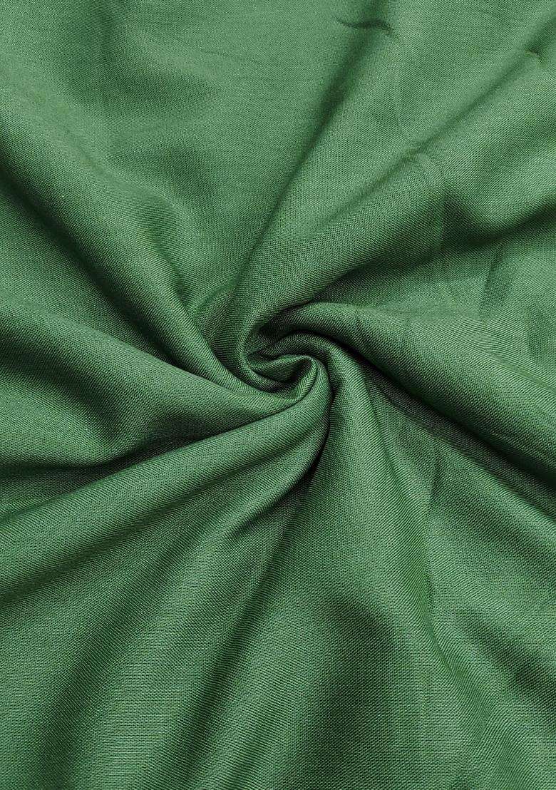 Light Green Embroidery Chanderi Salwar Kameez - Indya