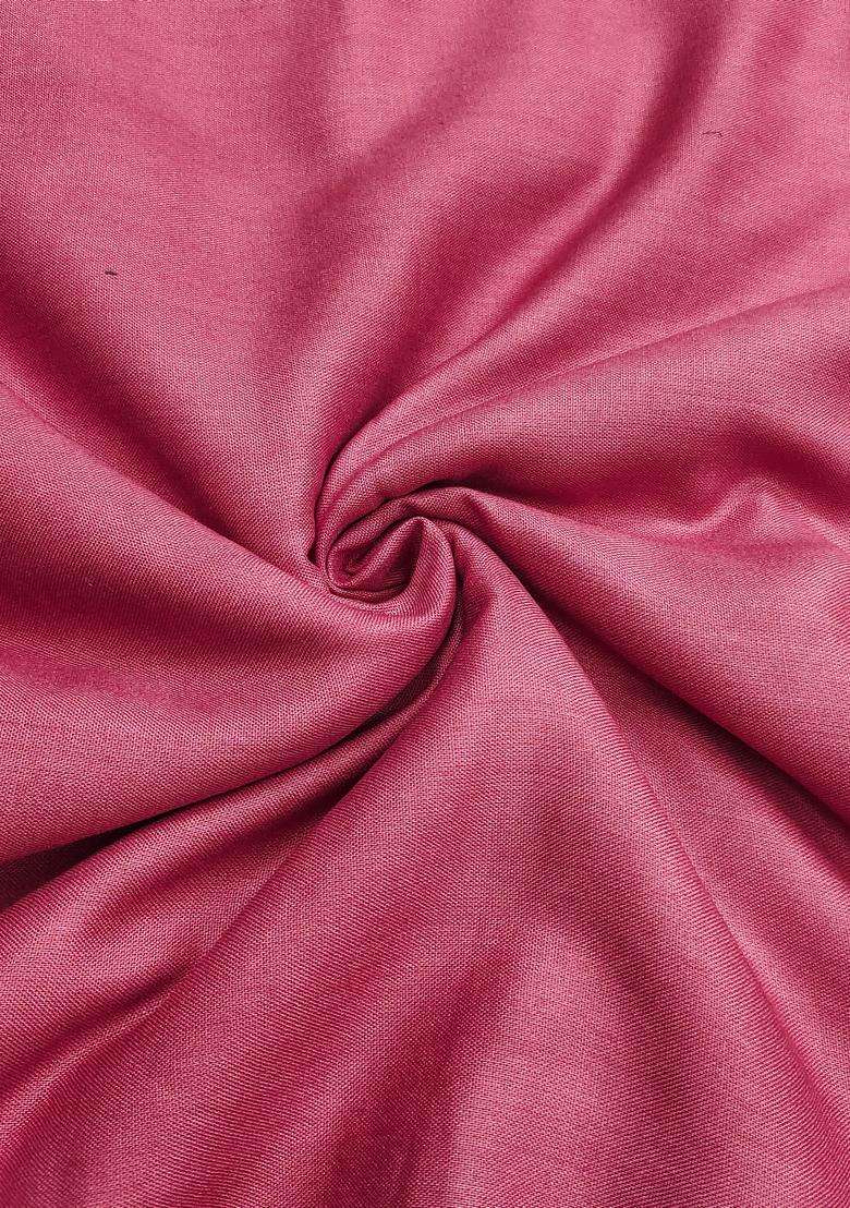 Pink Embroidery Silk Salwar Kameez - Indya
