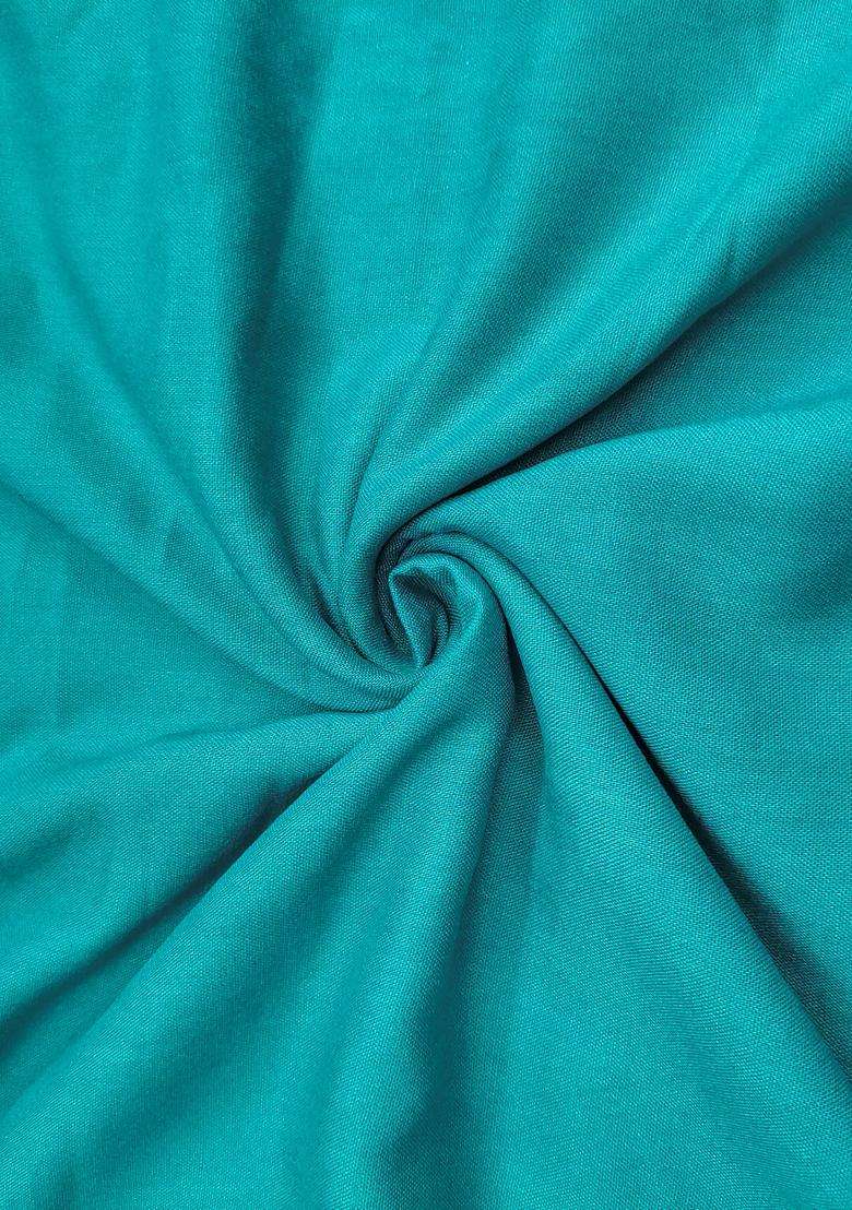 Sky Blue Embroidery Silk Salwar Kameez - Indya