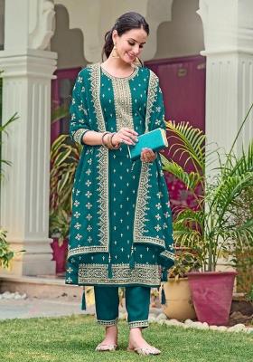 Emerald Embroidery Georgette Salwar Suit Set
