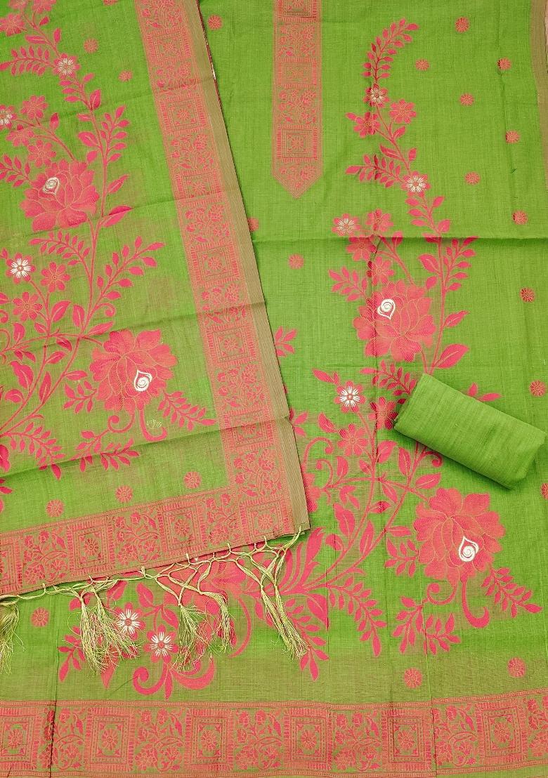 Perrot Jamdani Cotton Kurta Set - Indya