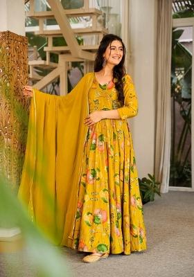 Beige Embroidery Silk Kurta Set
