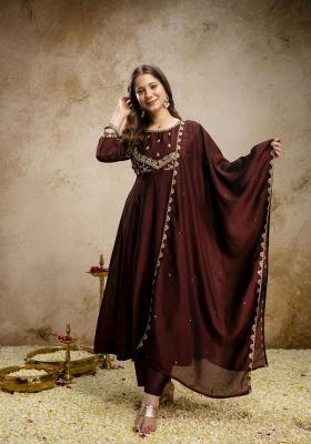 Pink Embroidery Tissue Kurta Set