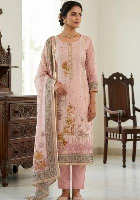 Multicolor Printed Cotton Kurta Set