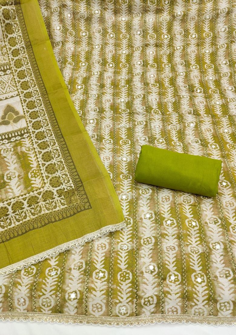 Multicolor Printed Cotton Kurta Set - Indya