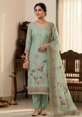 Multicolor Printed Cotton Kurta Set