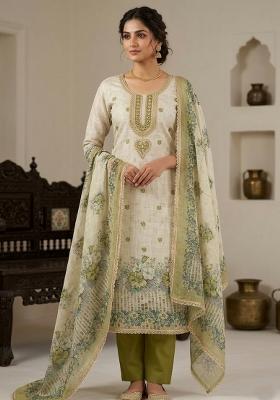 Multicolor Printed Cotton Kurta Set