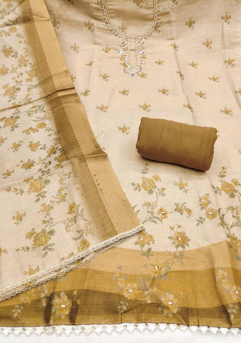 Multicolor Printed Cotton Kurta Set - Indya