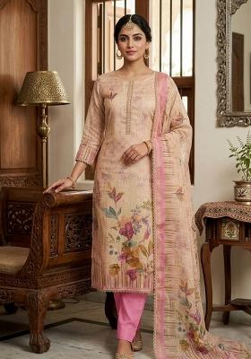 Multicolor Printed Cotton Kurta Set