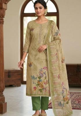 Multicolor Printed Cotton Kurta Set