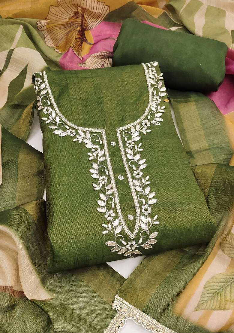 Multicolor Printed Cotton Kurta Set - Indya