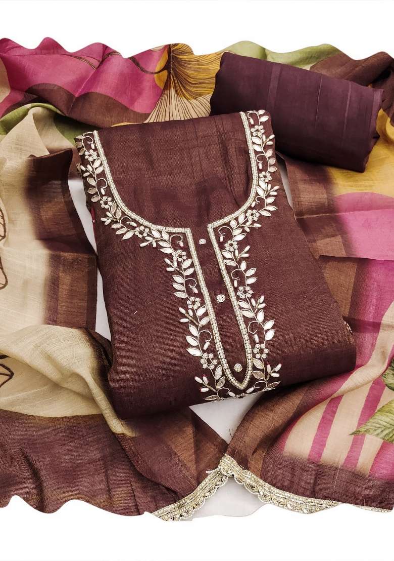 Multicolor Printed Cotton Kurta Set - Indya