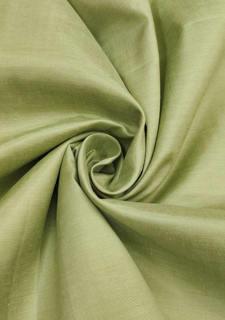 Light Green Embroidery Silk Material Suit Set - Indya