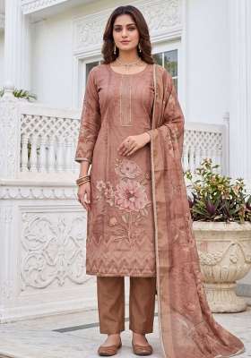 Multicolor Printed Cotton Material Suit Set