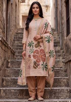 Multicolor Printed Cotton Material Suit Set