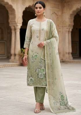 Multicolor Printed Cotton Material Suit Set