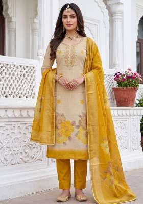 Multicolor Printed Cotton Material Suit Set